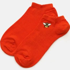 تصویر جوراب مچی کالزلند Calze Land ژاکارد طرح زنبور 