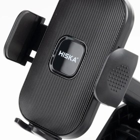 تصویر نگه دارنده و هولدر هیسکا مدل HK-2108 hiska gravity car mount HK-2108