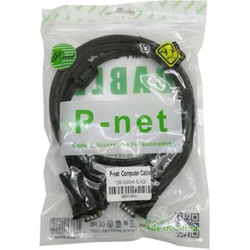 تصویر کابل تصویر 3+4 VGA P-Net - 1.5 متر P-net VGA Cable 3+4