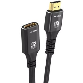 تصویر کابل افزایش طول اچ‌دی‌ام‌آی دو متری کوتتسی 87413 Coteetci 87413 HDMI2.1 8K Male to Female Extension Cable 2m