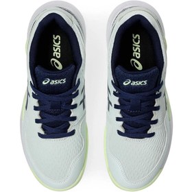 تصویر Asics بیا قطعنامه 9 گرم کفش تنیس کودکان زرد سبز 