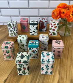 تصویر قوطى فلزى كاكتوس 