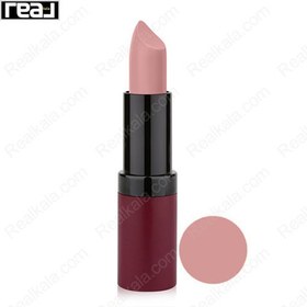 تصویر رژ لب جامد مات مخملی گلدن رز شماره 03 Golden Rose Velvet Matte Lipstick 