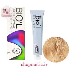 تصویر رنگ مو بیول شماره 10.18 رنگ بلوند نسکافه ای پلاتینه حجم 100 میلی لیتر Biol Hair Color No. 10.18 Platinum Nescafe Blonde Color Volume 100 ml