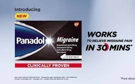 تصویر قرص مسکن پانادول میگرن ۲۴ عددی محصول آمریکا ا Panadol migraine ا Panadol migraine Panadol migraine