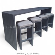 تصویر میز و صندلی بار 