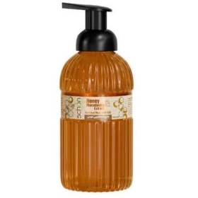 تصویر مایع دستشویی فومی عسل نارنجی حجم 500 میل شون Orange honey foamy toilet liquid, volume 500 ml