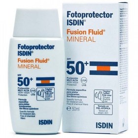 تصویر فلوئید ضد آفتاب   پوست خشک و حساس +SPF50 ایزدین +Isdin Fotoprotector Fusion Fluid SPF50