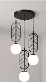 تصویر لوستر آویز برگ ارغوان A220.3 