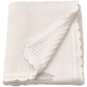 تصویر پتو سفید 70x90 سانتی متری ایکیا مدل IKEA GULSPARV تحویل 29 روزه IKEA GULSPARV blanket white 70x90 cm