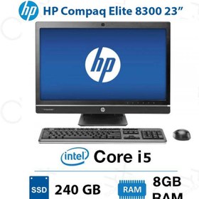 تصویر ال این وان HP Compaq Elite 8300 Core i5 8GB 240GB Intel All-in-One PC 