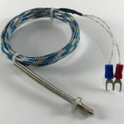 تصویر ترموکوپل تیپ J رزوه پیچی دو تکه 