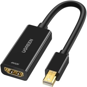 تصویر تبدیل Mini Display به HDMI یوگرین 4K مدل MD112 UGREEN Mini DP-HDMI Female Converter MD112