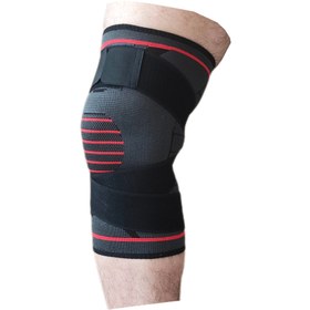 تصویر زانوبند طبی ورزشی مدل بند ضربدری مایلیکا Mailika knee support