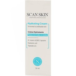 تصویر کرم آبرسان و مرطوب کننده پوست نرمال تا مختلط اسکن اسکین 50 میلی لیتر Scan Skin Hydration Cream For Normal to Combination Skin 50 ml