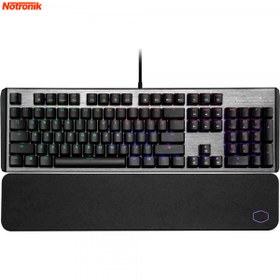 تصویر کیبورد گیمینگ کولر مستر سفید COOLER MASTER CK721 GKTL1 Cooler Master CK721 GKTL1 White Keyboard