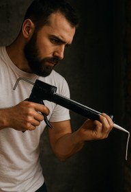 تصویر گان آکواریوم فلزی رنجر رنگ مشکی 