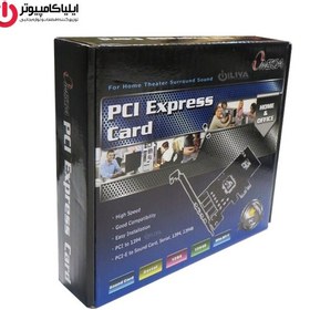 تصویر کارت صدا چهار کانال PCI Express امگا 