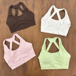 تصویر نیم‌تنه وارداتی زنانه (سبز، سفید، شیری، صورتی، قهوه‌ای، مشکی) سایز M و L 