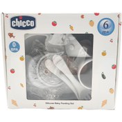 تصویر سرویس غذاخوری 6تكه سیلیكونی چیكو Chicco Chicco 6-piece silicone dining set code: 880028/4713