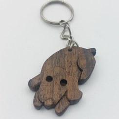 تصویر جاکلیدی سگ چوبی 