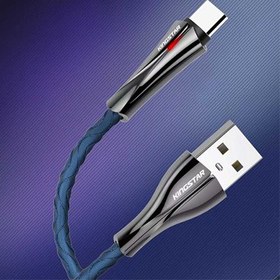 تصویر کابل تبدیل 1 متری USB به USB-C کینگ استار مدل K28 C ا KingStar K28C USB to USB-C 1m Data Charging Cable KingStar K28C USB to USB-C 1m Data Charging Cable