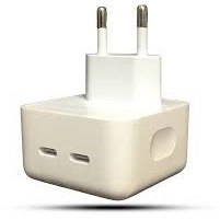 تصویر شارژر 50 وات اپل مدل Dual port usb-c Dual port usb-c apple adapter