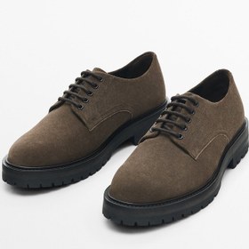 تصویر کفش مردانه ماسیمو دوتی مدل SUEDE LEATHER DERBY 