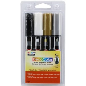 تصویر ماژیک اکریلیک ست‌یوشیدا ماژیک اکریلیک ست یوشیدا ماژیک اکریلیک یوشیدا مدل دکوکالر نوک تخت 4 میل ماژیک اکریلیک برای استفاده روی تمام سطوحخاصیت ضد آبمناسب اجرا به روی بوم ، مقوا ، چوب ، فلز ، پارچه ، کالیگرافی ، …نوک تختماژیک ها اپک و پوششی هستندمناسب طراحی و اید