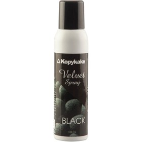 تصویر اسپری مشکی مخملی کپی کیک 