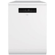 تصویر ماشین ظرفشویی 15 نفره بکو DFN38530 نیمه بار خشک کن سفید DFN38530 Beko Dishwasher 15 Place Seeting Eco SteamGloss 43 dBA