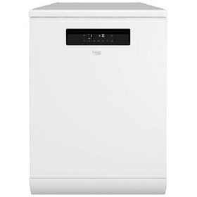 تصویر ماشین ظرفشویی 15 نفره بکو DFN38530 نیمه بار خشک کن سفید DFN38530 Beko Dishwasher 15 Place Seeting Eco SteamGloss 43 dBA