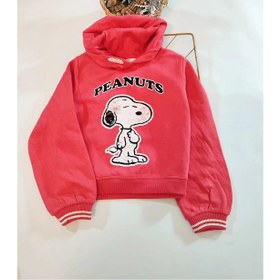 تصویر هودی دخترانه ام اند اس طرح اسنوپی sinsay girls hoodie pink