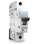 تصویر کلید مینیاتوری تک پل (6KA) 32A هیوندا Hyundai single bridge miniature switch (6KA) 32A