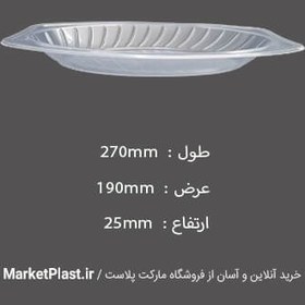 تصویر دیس یکبارمصرف کوچک سروش – بسته 250 عددی 