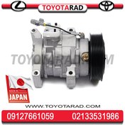 تصویر کمپرسور کولر تویوتا هایلوکس 2006 تا 2014 برند ژاپنی 