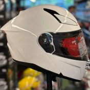 تصویر کلاه کاسکت ردلاین 960 فک متحرک عینک دار 