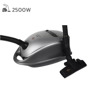 تصویر جاروبرقی پارس خزر مدل Chrome KOMPRESSOR 2500W Pars Khazar Chrome KOMPRESSOR 2500W Vacuum Cleaner