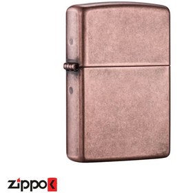 تصویر فندک اورجینال بنزینی زیپو مدل Zippo 301FB-ANTIQUE COPPER Zippo 301FB-ANTIQUE COPPER