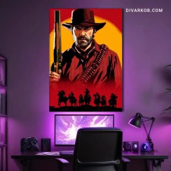 تصویر تابلو بازی Red Dead Redemption کد 7 