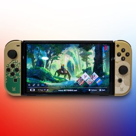 تصویر خرید نینتندو سوییچ OLED - کپی خور باندل زلدا Zelda Edition 