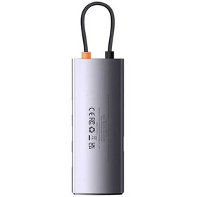 تصویر هاب مبدل 4 پورت Type C بیسوس WKWG070013 Baseus Metal Gleam WKWG070013 4 in 1 Port Type C To USB3.0 HUB