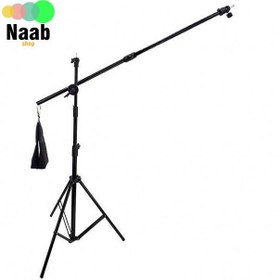 تصویر سه پایه بوم به همراه کیسه شن Diamond Boom Light stand 807 