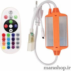 تصویر ریموت کنترل چراغ ریسه شلنگی مدل LED 1500W IP67 ا remote control remote control