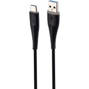 تصویر کابل تبدیل USB به Type-C تسکو مدل TCC 351 طول 1 متر TSCO TCC 351 USB To Type-C 1M