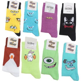 تصویر جوراب طرحدار 