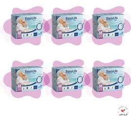 تصویر ایزی لایف شورتی بزرگسال سایز متوسط پک 6 عددی مناسب افراد دارای دور کمر ۸۰ تا ۱۱۰ سانتی متر