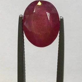 تصویر نگین یاقوت سرخ سایز 13*10 