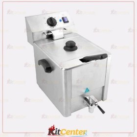 تصویر سرخ کن تک مخزن شیر تخلیه دار برقی Diamond مدل HDF8 