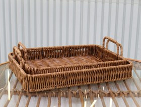 تصویر سبد حصیری مستطیل 